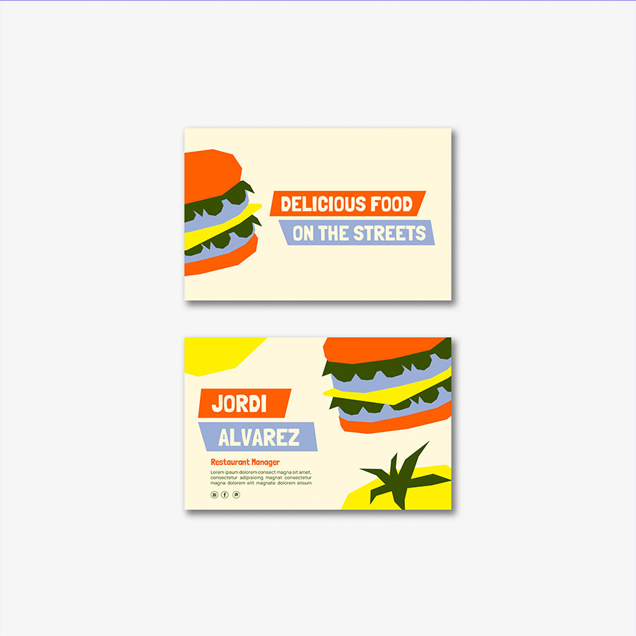 Sandwich Business Cards