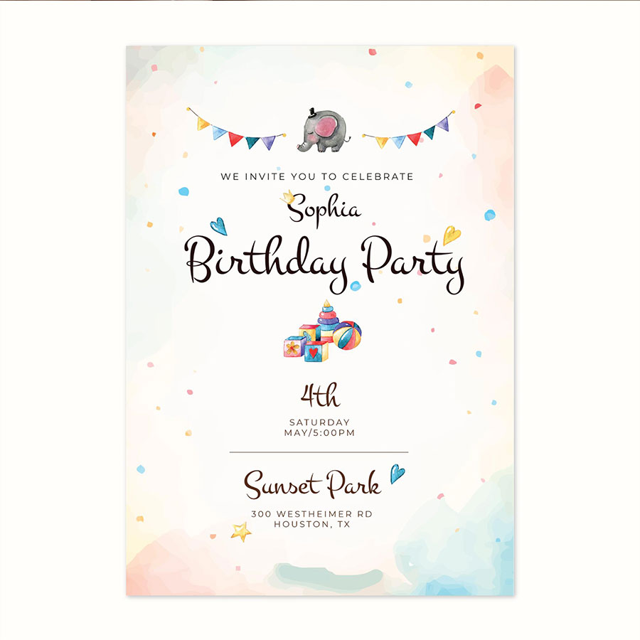 Birthday Invitations